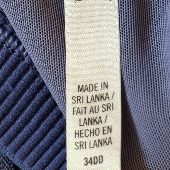 Victoria’s Secret X Knockout Sports Bra Purple/Black Zip Front. Size 34DD. - Picture 6 of 6